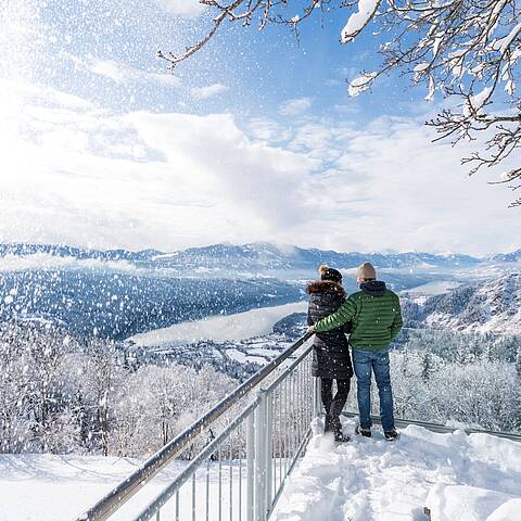 Winterwandern Sternenbalkon Millstätter See © Gert Perauer_MBN Tourismus