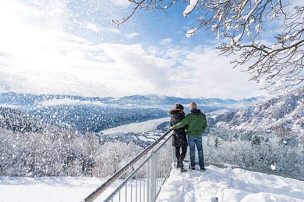 Winterwandern Sternenbalkon Millstätter See © Gert Perauer_MBN Tourismus