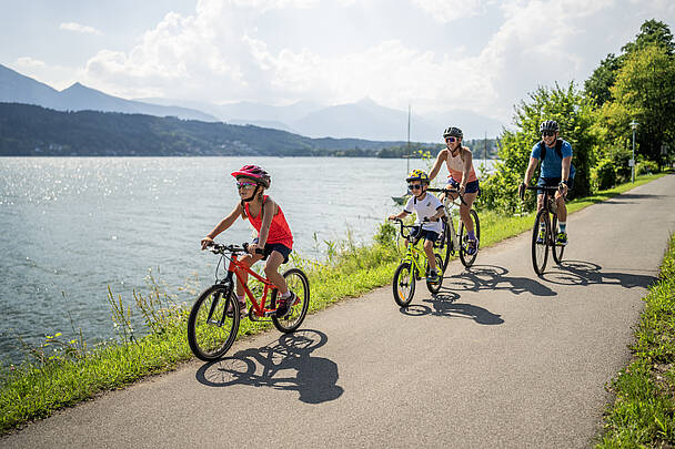 Radfahren um den Millstätter See mit der Familie ©Gert Perauer_MBN Tourismus