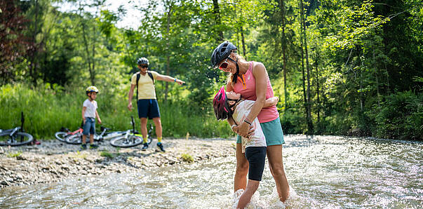 Radfahen mit der Familie © Gert Perauer_MBN Tourismus