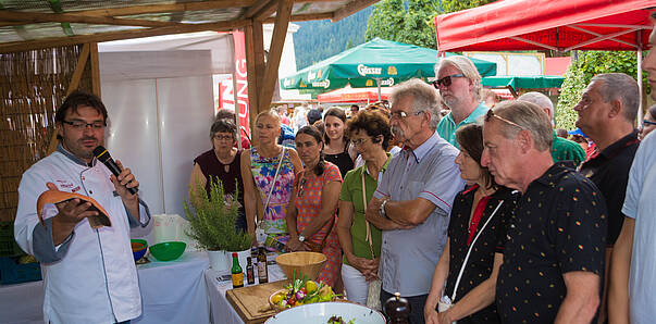 Marco Krainer am Fischfest in Feld am See © Michael Plakolb