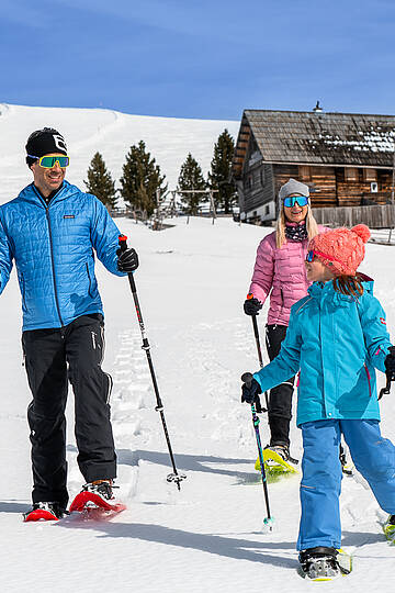 Schneeschuhwandern auf der Heidi Alm© Christoph Rossmann_MBN Tourismus