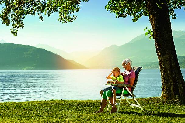 mit Familie baden am Millstätter See © Franz Gerdl_Kärntner Werbung