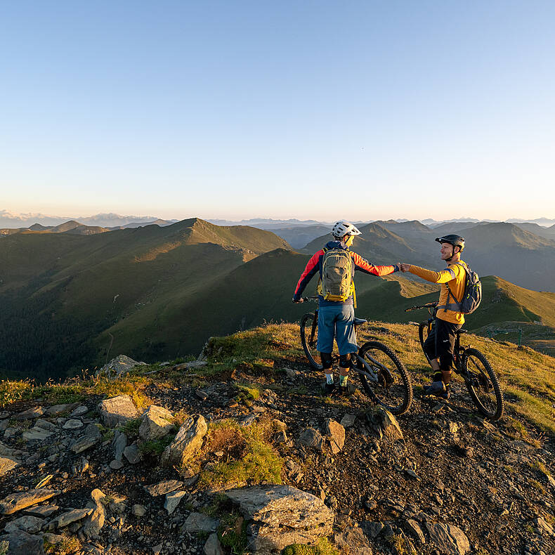 Radfahren auf der Heidi Alm © Mathias Prägant_MBN Tourismus