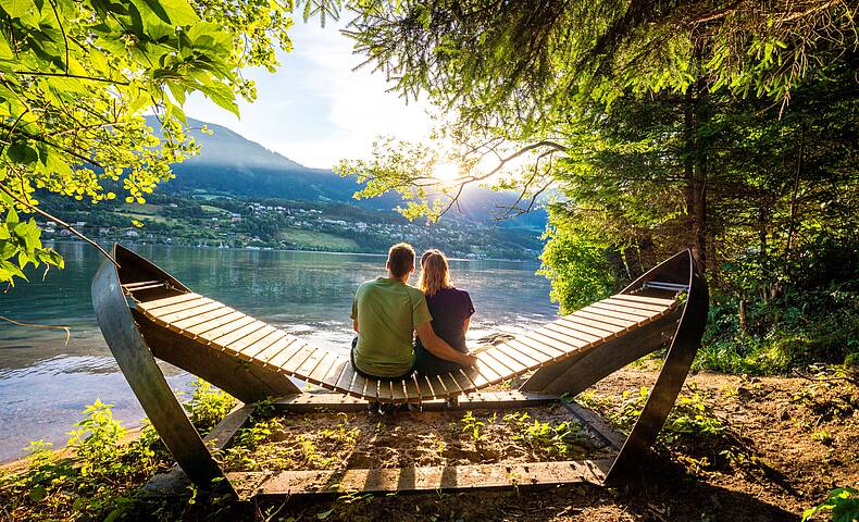 Ein atemberaubender Blick auf den Millstätter See vom Via Paradiso Wanderweg © Gert Perauer_MBN Tourismus