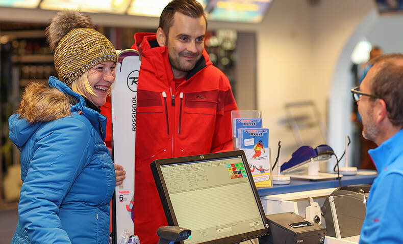 Skiverleih Bad Kleinkirchheim: Skiverleih die 2, Intersport, u.v.m. © Arno Gruber Jun.