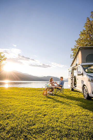 Campen bei Sonnenuntergang © Michael Stabentheiner_Kärntner Werbung