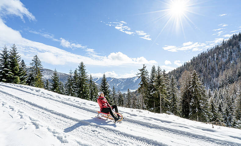 Rodeln in Bad Kleinkirchheim © Mathias Prägant_MBN Tourismus