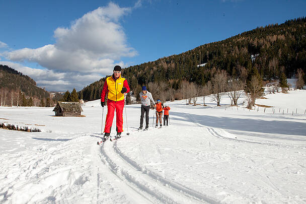 Langlaufen in der Region Bad Kleinkirchheim © Mathias Prägant_MBN Tourismus