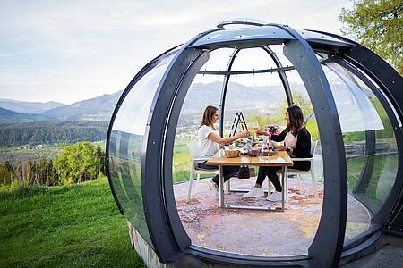 TIME for two: Summer brunch in the glass dome