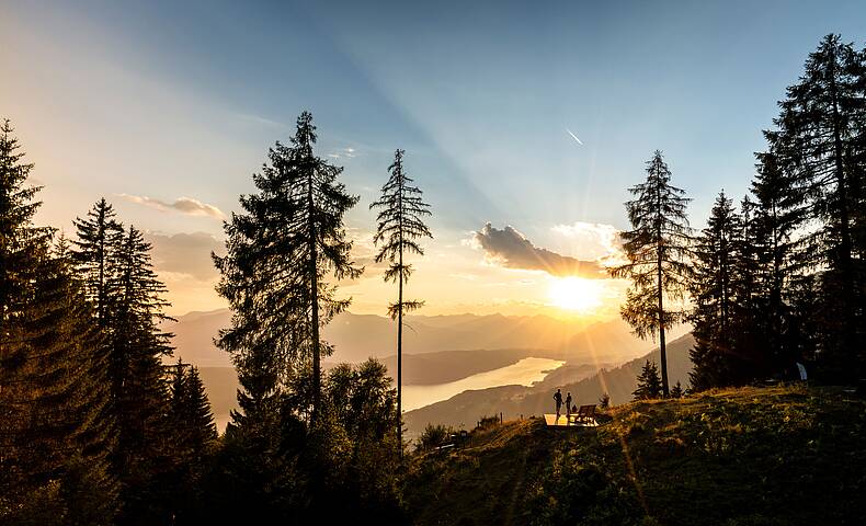 Der Slow Trail bietet zahlreiche Ruheplätze, ideal für Meditation und Entspannung © Gert Perauer_MBN Tourismus