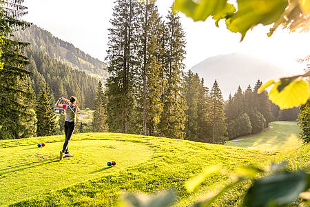 Golf enjoyment in the Nockberge mountains