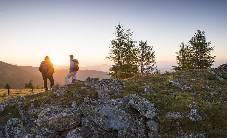 Hoch hinaus wandern auf der Hochrindl © Franz Gerdl_MBN Tourismus