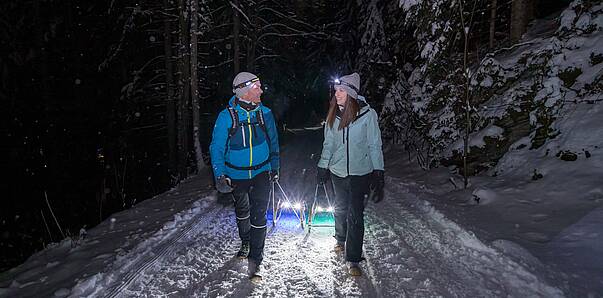 Rodeln in Badkleinkirchheim nachts© Mathias Praegant_MBN Tourismus