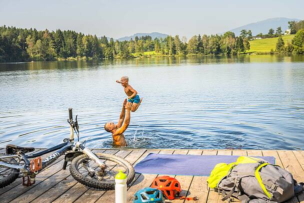 Baden mit der ganzen Familie am Maltschacher See © Franz Gerdl _MBN Tourismus