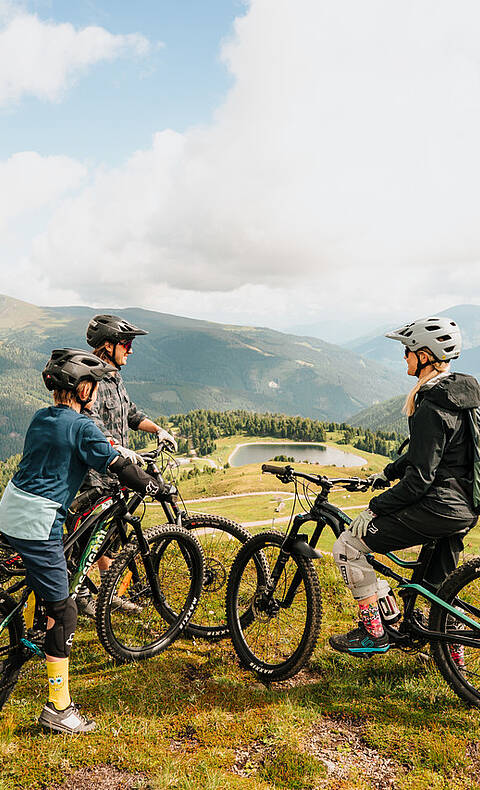 Radfahren auf der Turracher Höhe ©Daniela Ebner_Turracher Hoehe