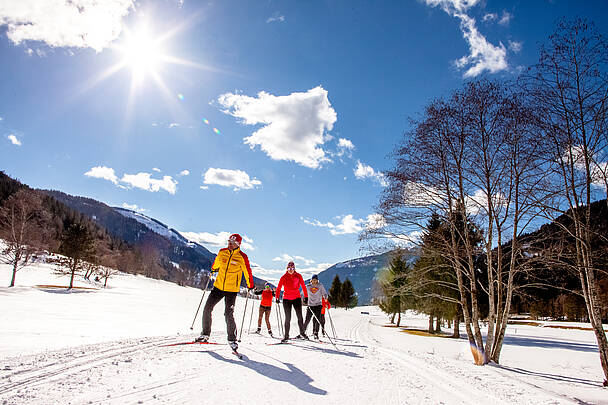 Regelmäßig werden Langlaufkurse angeboten © Mathias Prägant_MBN Tourismus